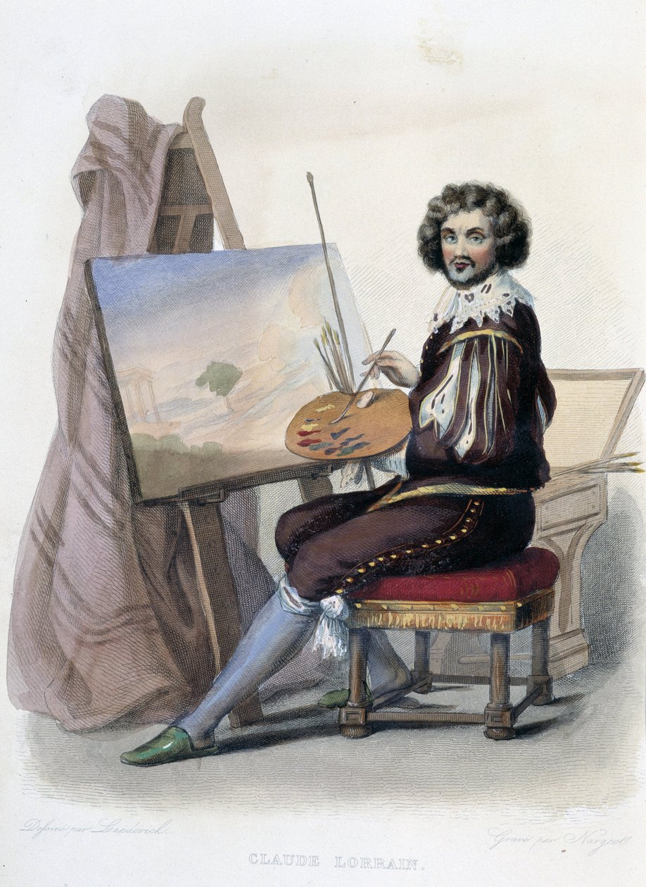 Claude Gellee dit Lorrain (1600-1682) French painter in 