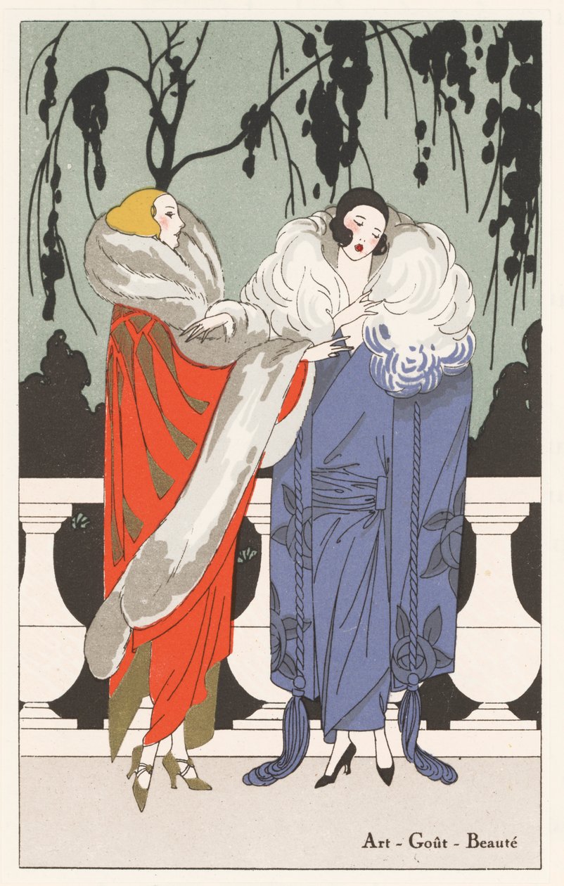 Coat fashion design by Edward Molyneux by French School