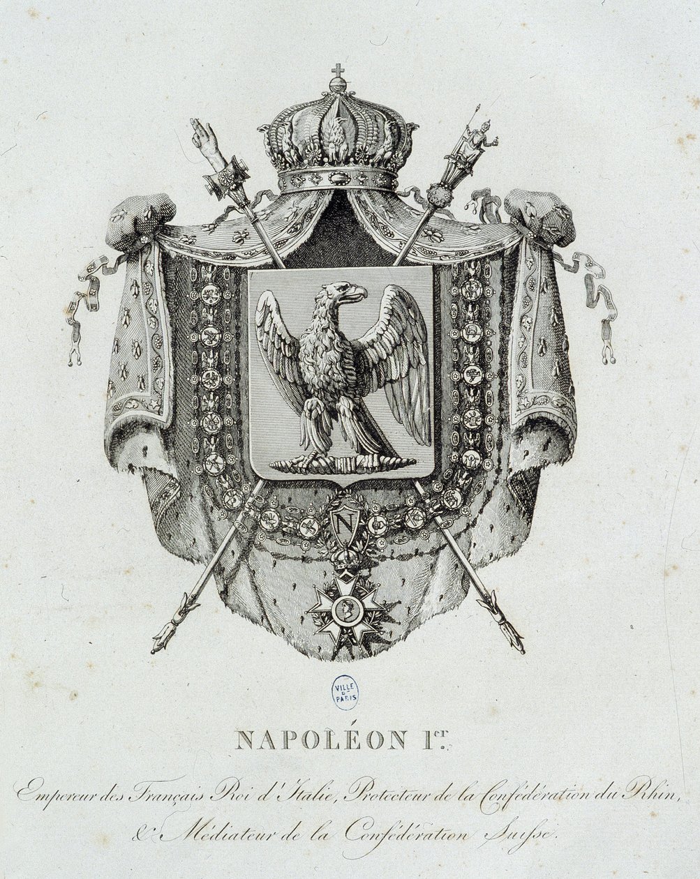 Coat of Arms of Napoleon I - in 