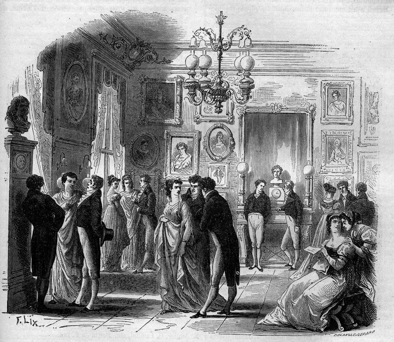 Comedie Francaise: view of the artists