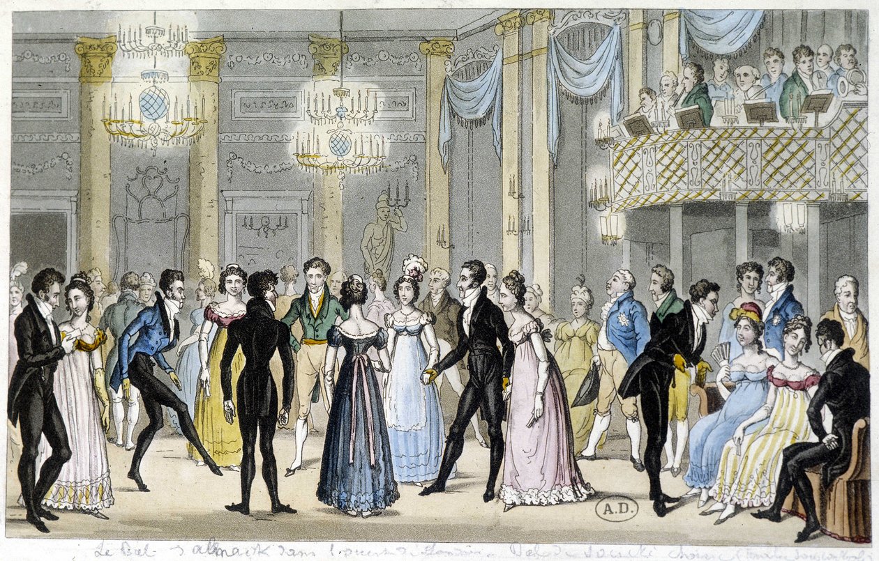 Company ball, early 19th century by French School