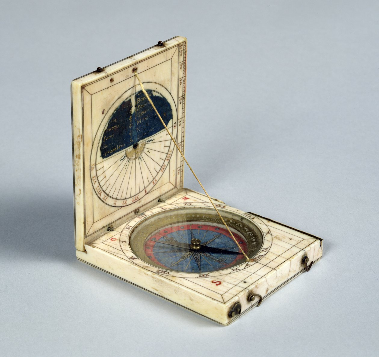 Compass and Sundial, Made in Dieppe by French School