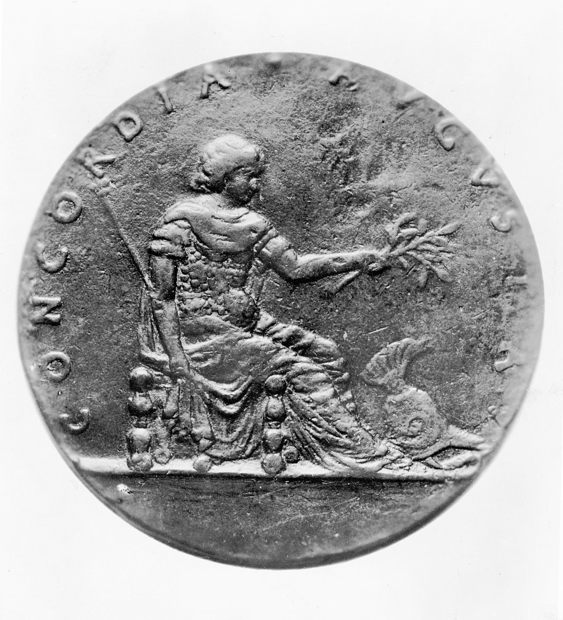 Concordia, on the Reverse of a Medallion Showing Louis XI by French School
