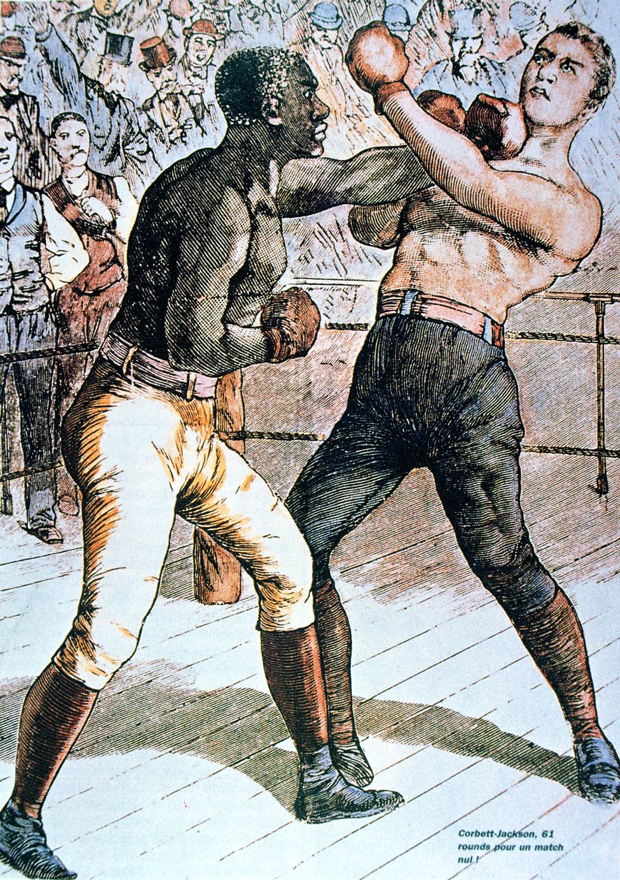 Corbett-Jackson: 61 Rounds for a No Match! 1891 by French School