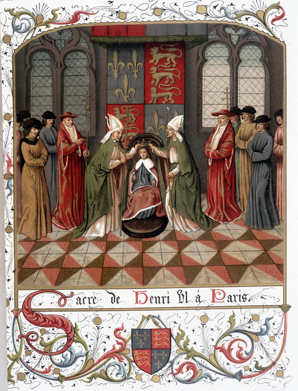 Coronation of Henry VI in Paris in 1431 by French School