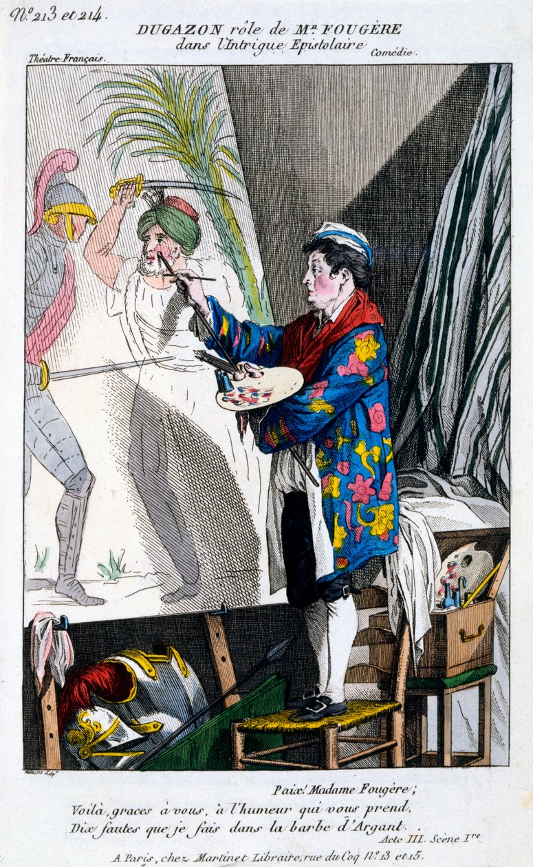 Costume for Dugazon in the role of Monsieur Fougère in L