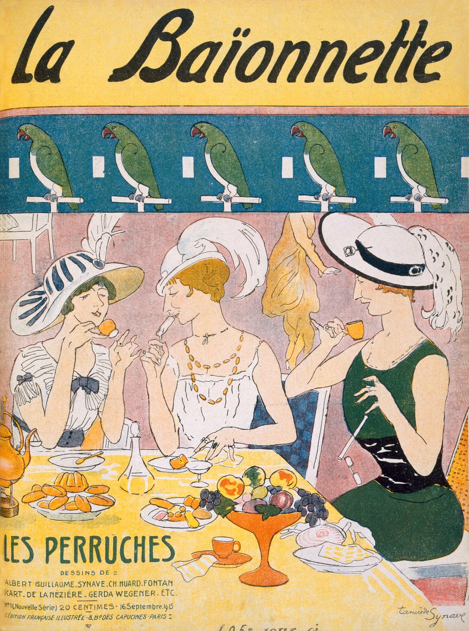 Cover Illustration from La Baionnette Magazine by French School