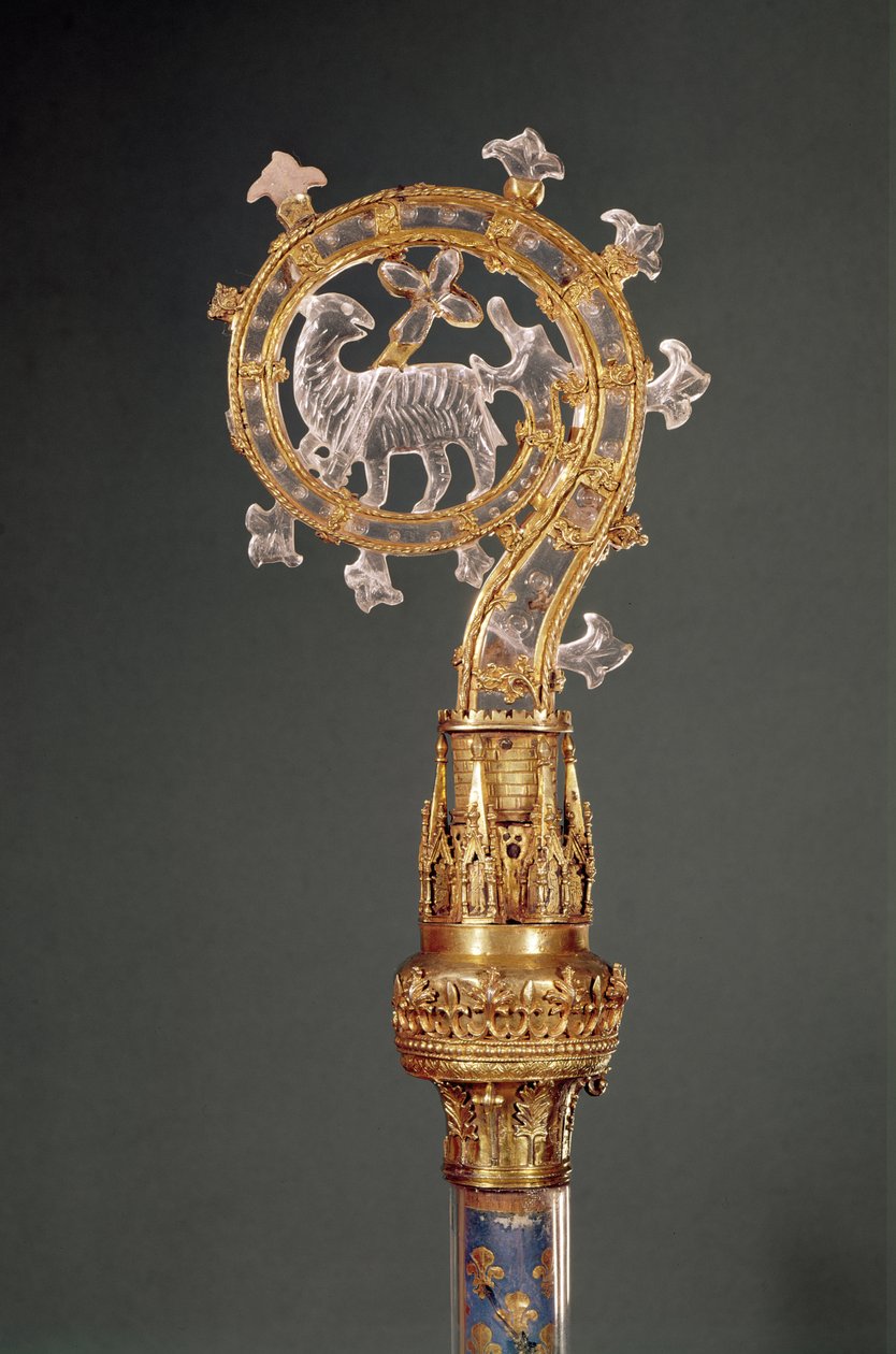 Crozier of the Abbess of Lys, 13th-15th century by French School