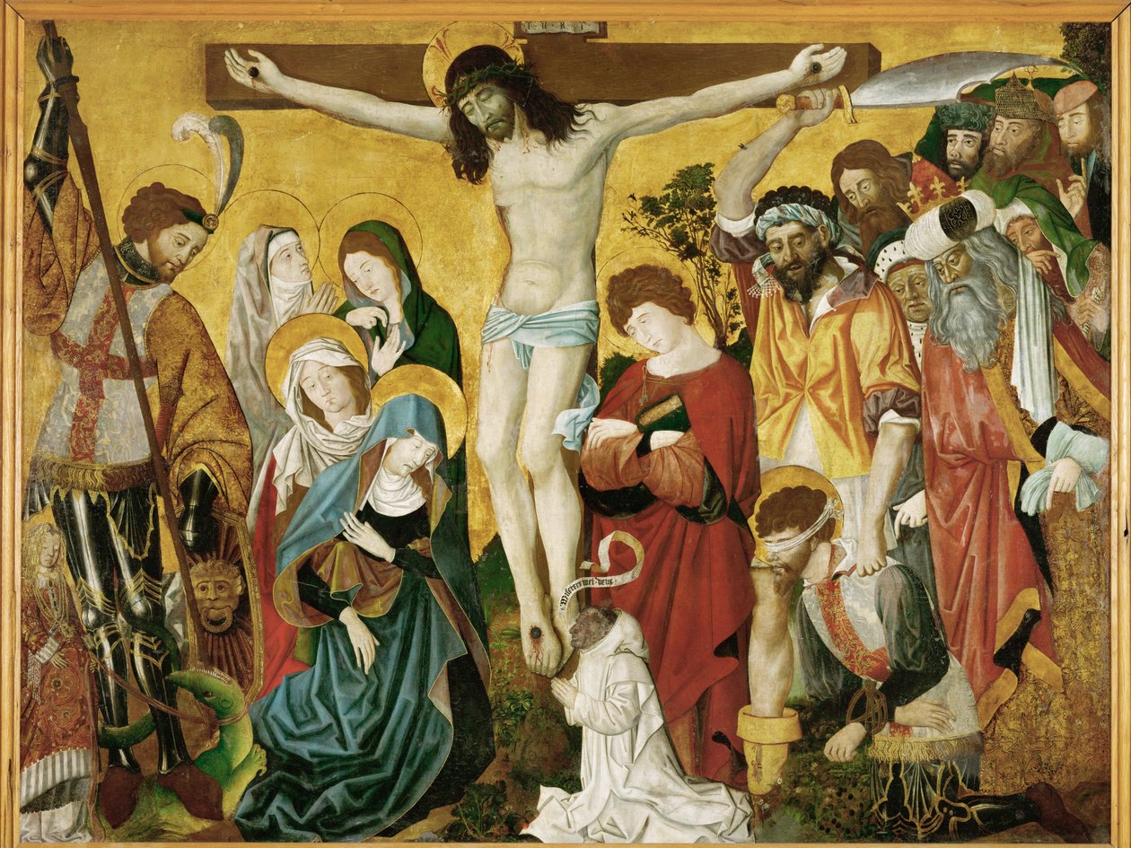 Crucifixion, Altar of Saint George by French School