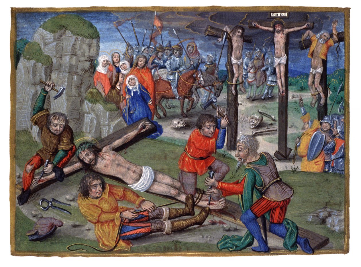 Crucifixion of Jesus by French School