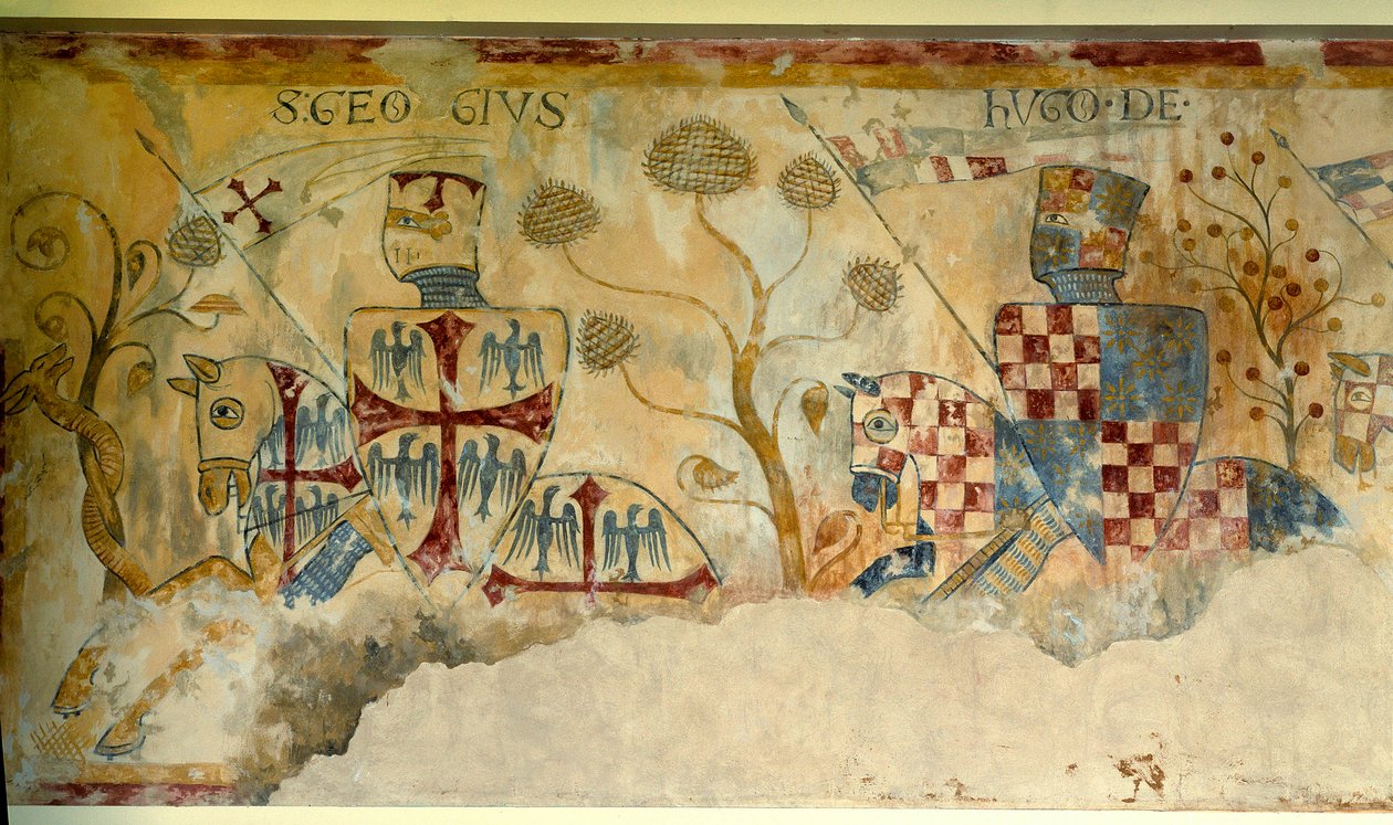 Crusade: Departure of the Knights for the Crusade (detail) by French School