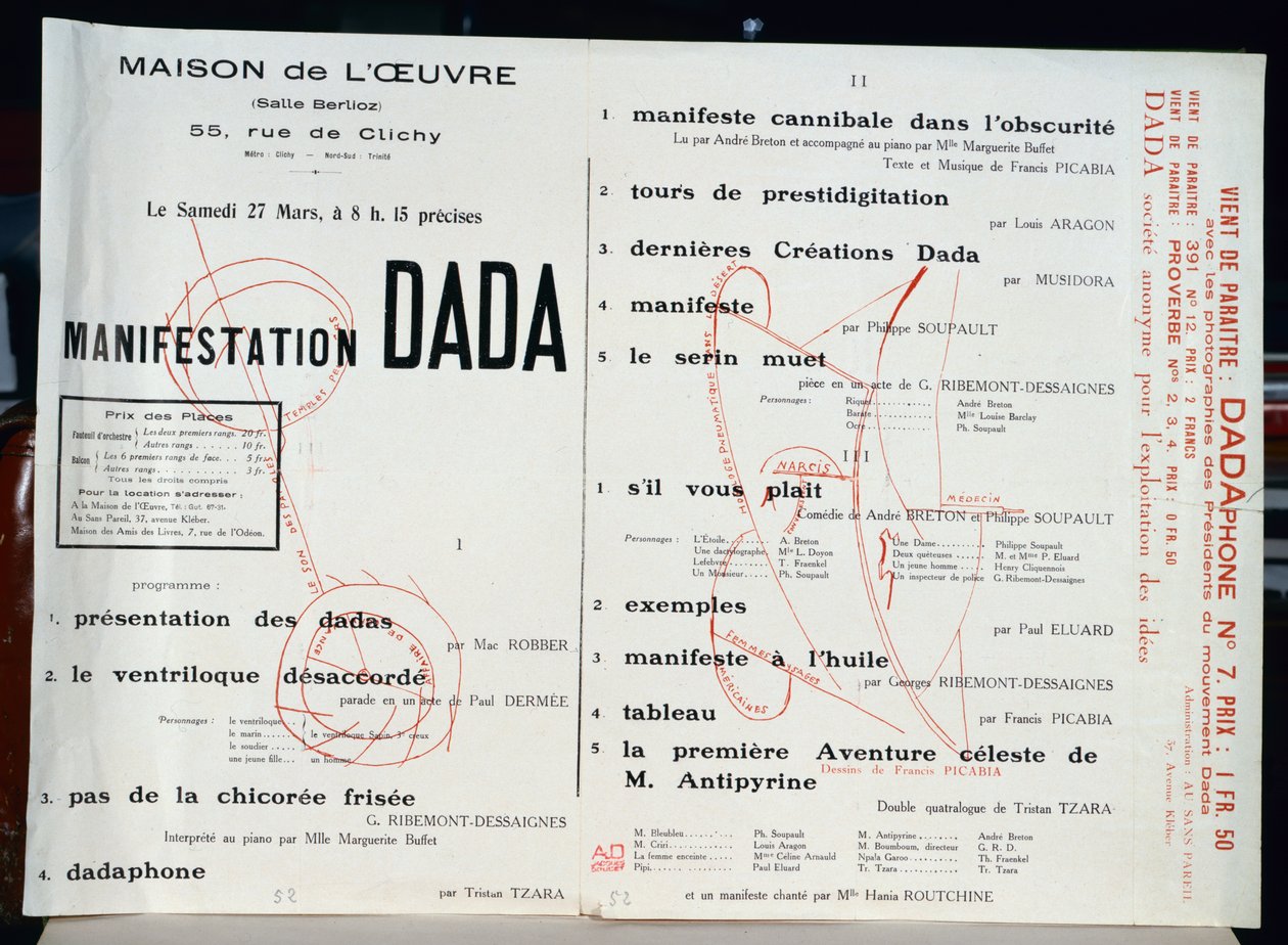 Dada Manifestation, c.1921 by French School