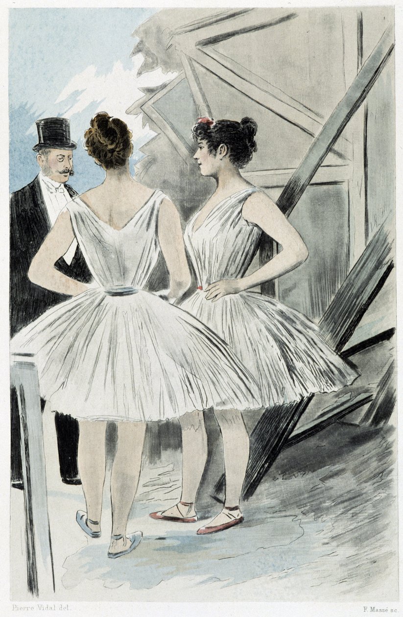 Dancers Behind the Scenes of the Theatre - in 