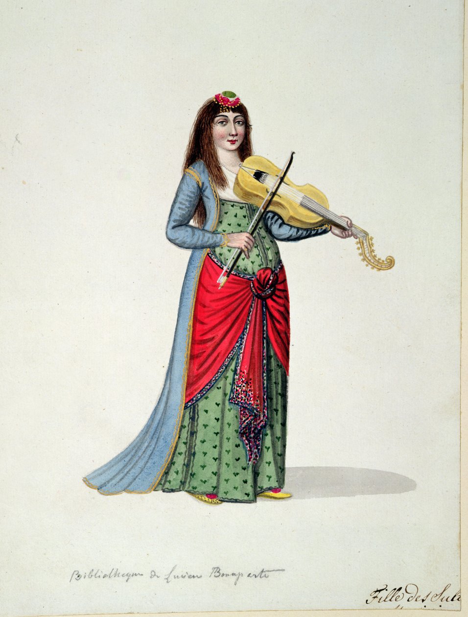 Daughter of Sultans, Ottoman period, third quarter of 18th century by French School