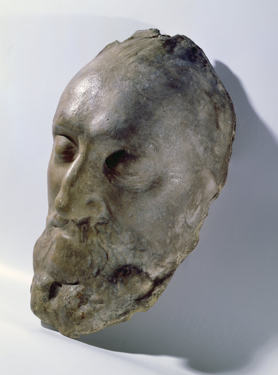 Death Mask of Henri IV (1553-1610) King of France by French School