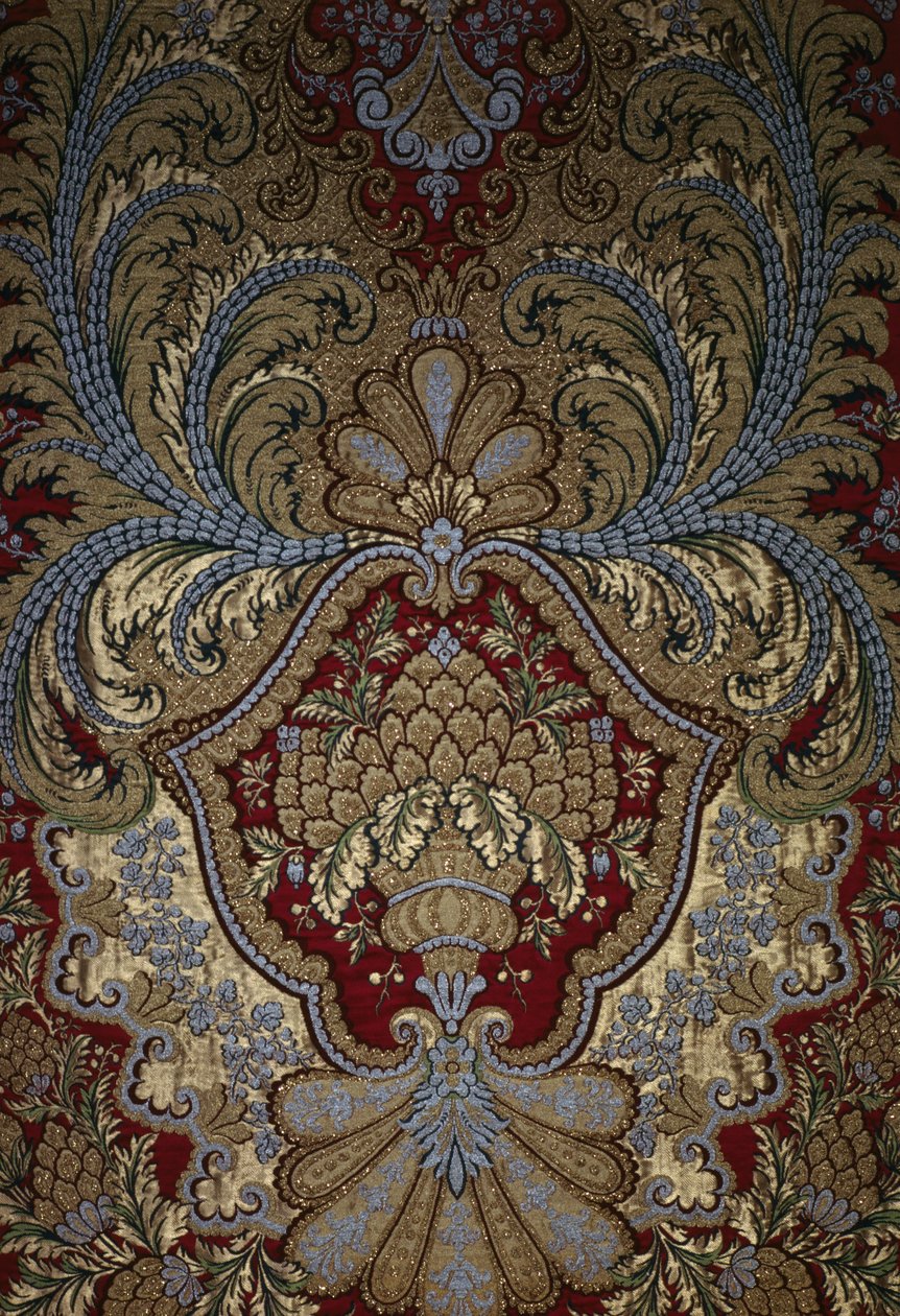 Decorative Detail from a Tapestry, Palace of Versailles by French School