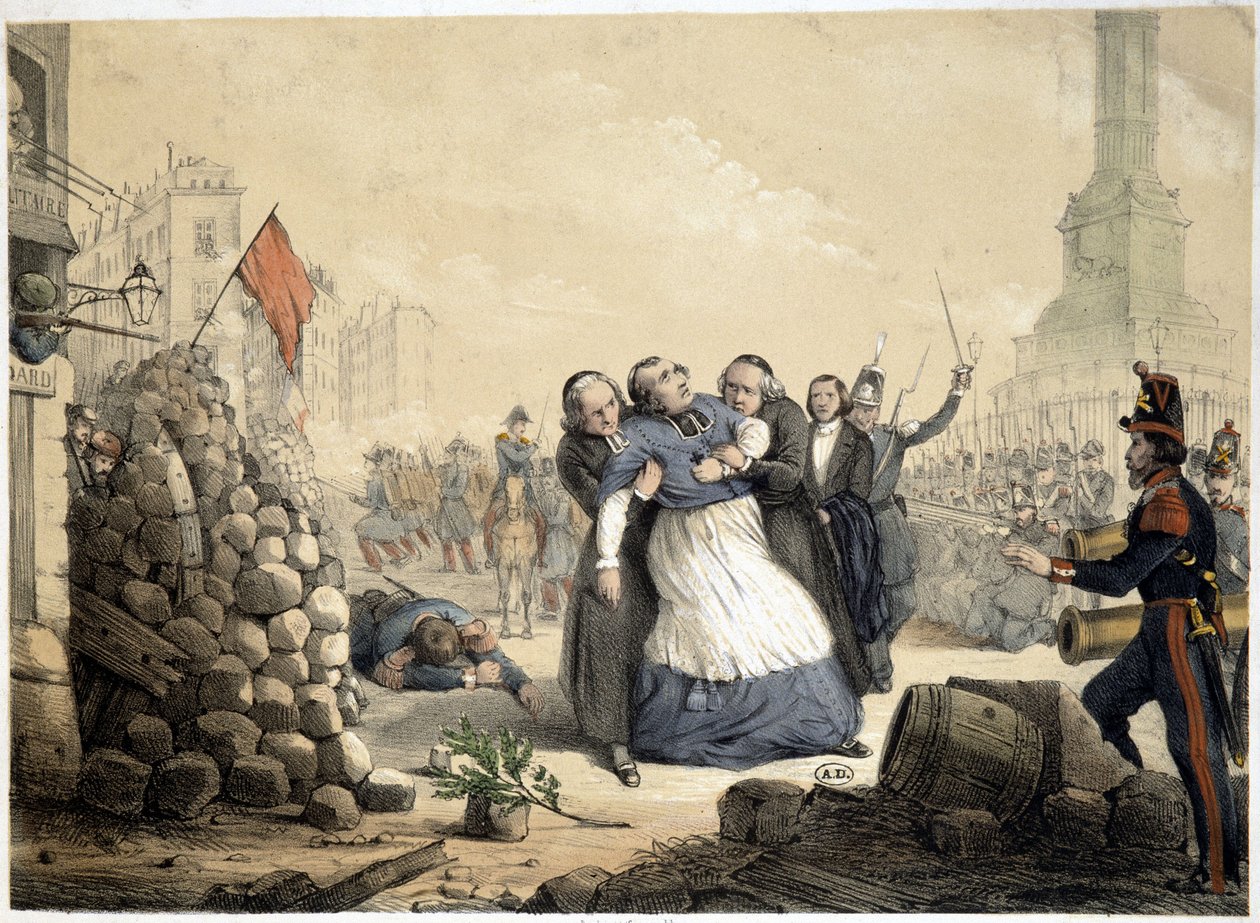 Denis Affre, Archbishop of Paris, martyr by French School