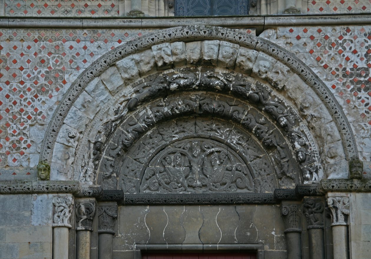 Detail of the North Door by French School