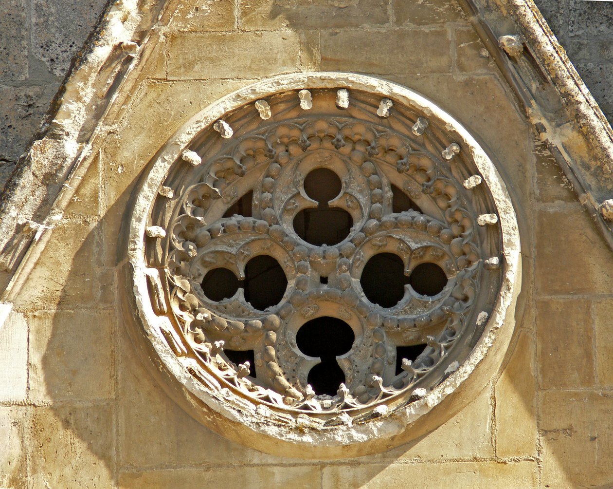 Rosette on the west façade by French School