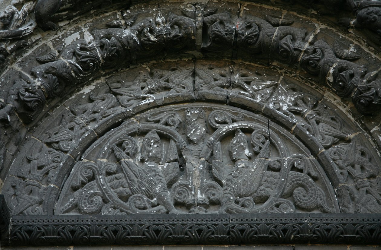 Tympanum Over the North Door by French School