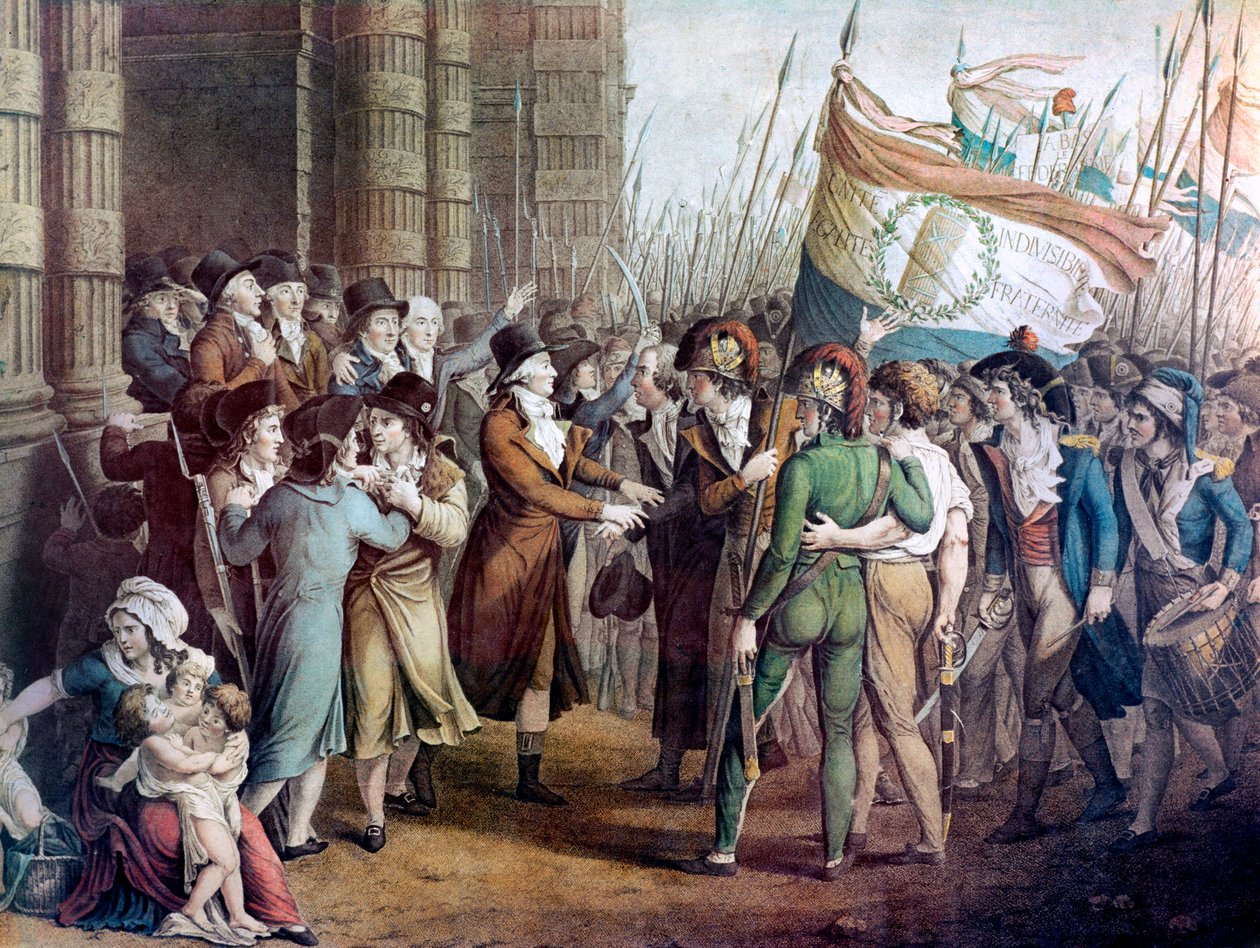 Deputies of the National Convention leaving the Assembly at the Tuileries, 31st May 1793 - 
