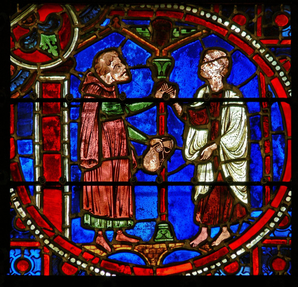 Detail (scenes from the miracle of Theophilus) by French School