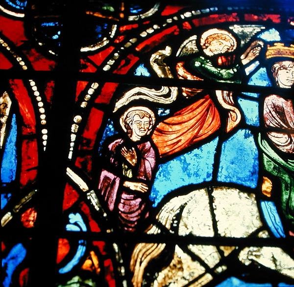 (detail) from one of the windows by French School