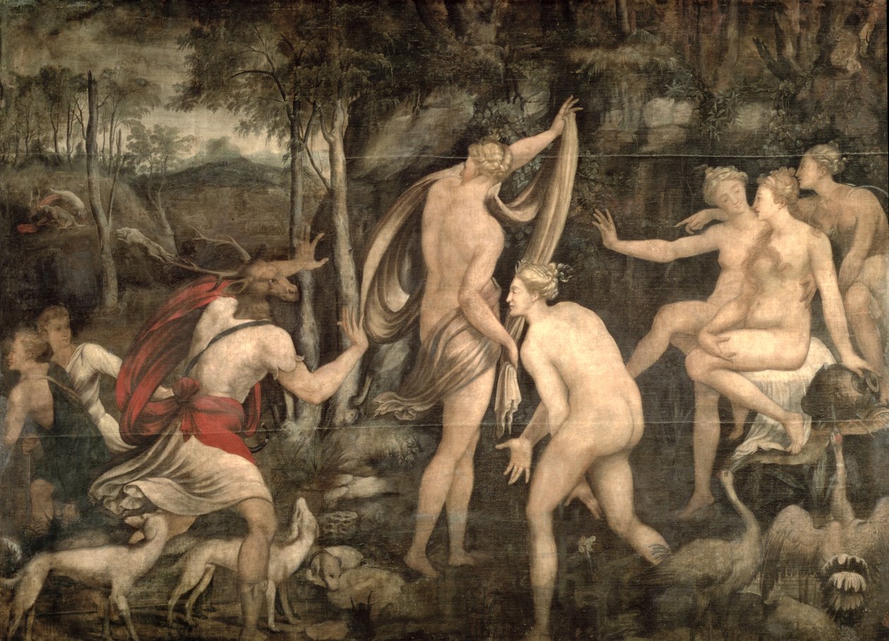 Diana and Actaeon by French School
