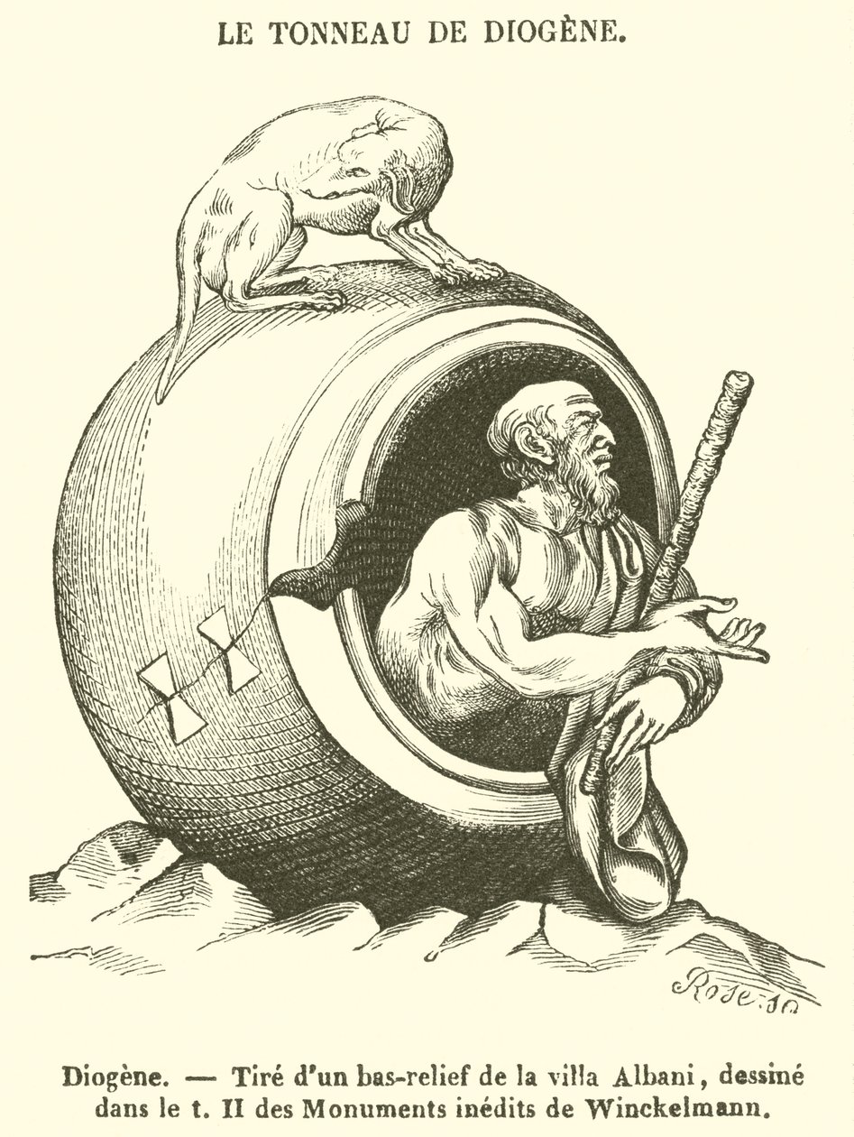 Diogenes by French School