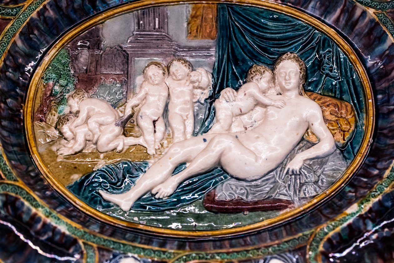 Dish: Allegory of Fertility, late 16th-early 17th century by French School