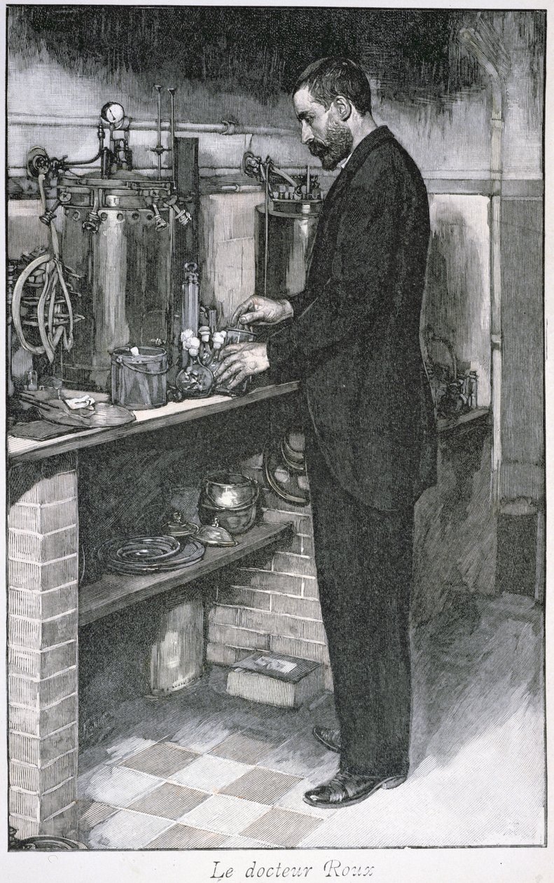 Dr. Pierre Emile Roux from La Revue Illustre, 1st October 1894 by French School