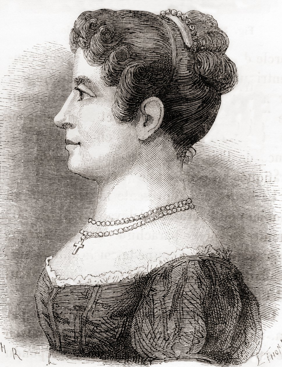 Élisa Garnerin, from Les Merveilles de la Science, c.1870 by French School