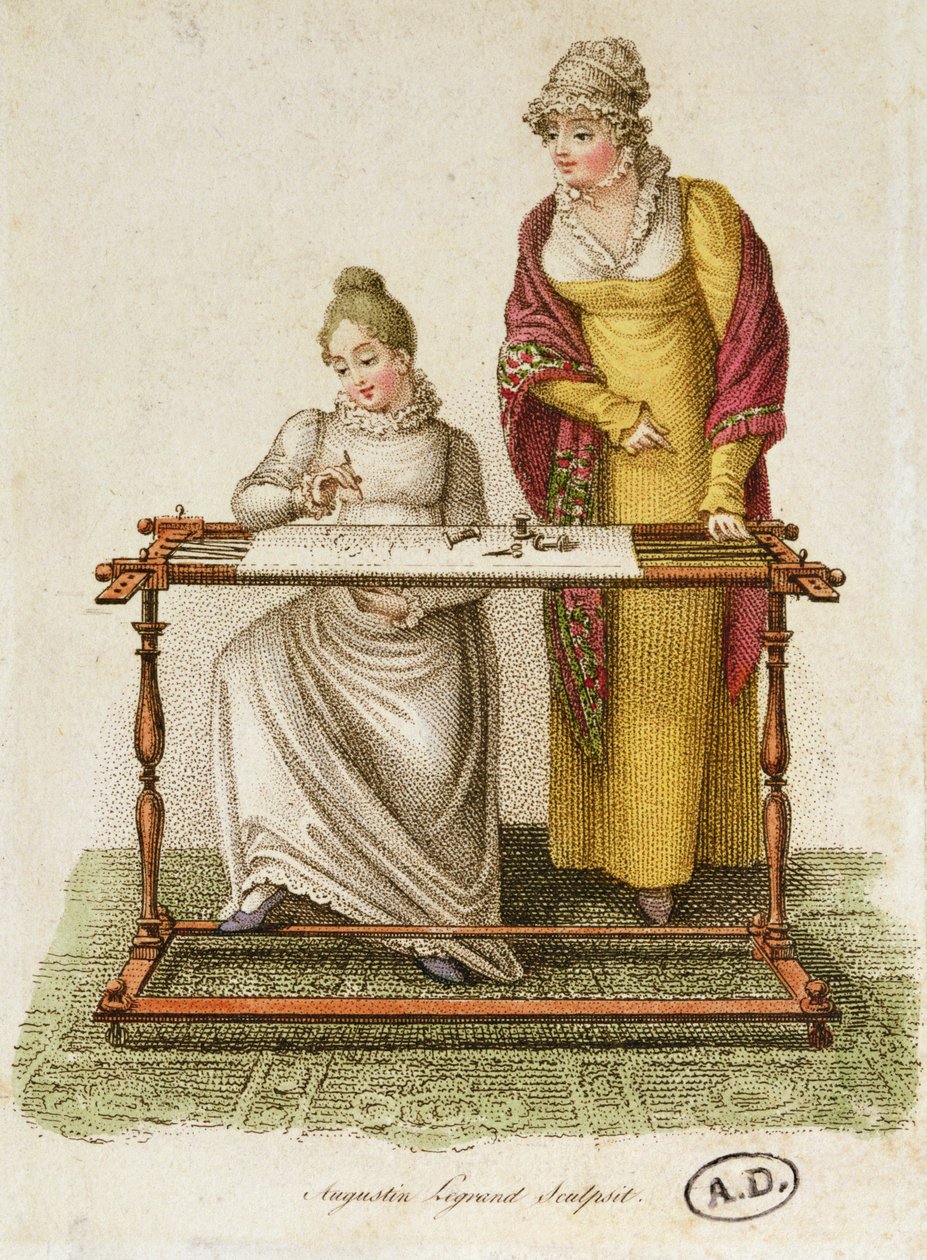 Embroidery, c.1810-20 by French School