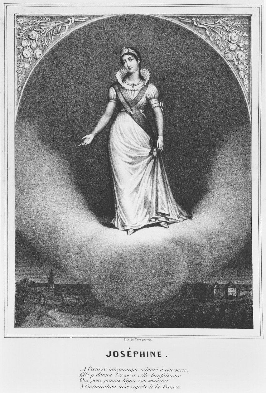 Empress Josephine de Beauharnais and Freemasonry, c.1846 by French School