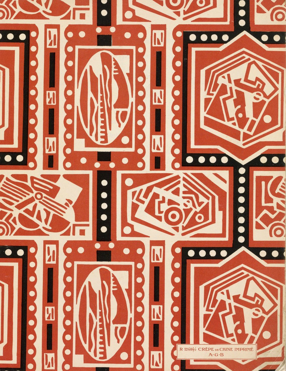 End Paper from Art-Gout-Beaute, circa 1920s by French School