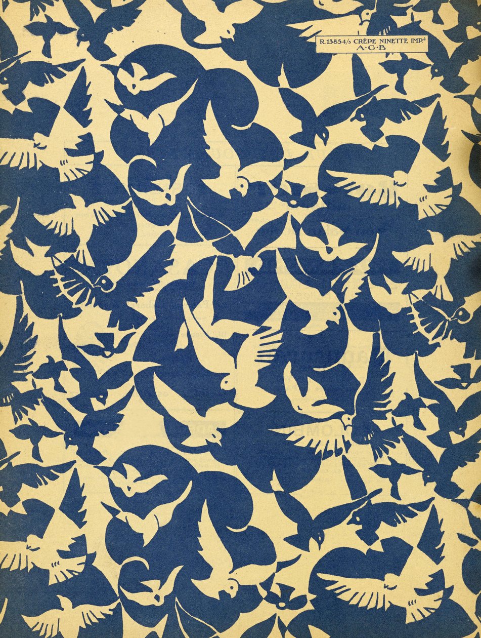 End Paper from Art-Gout-Beaute, circa 1920s by French School