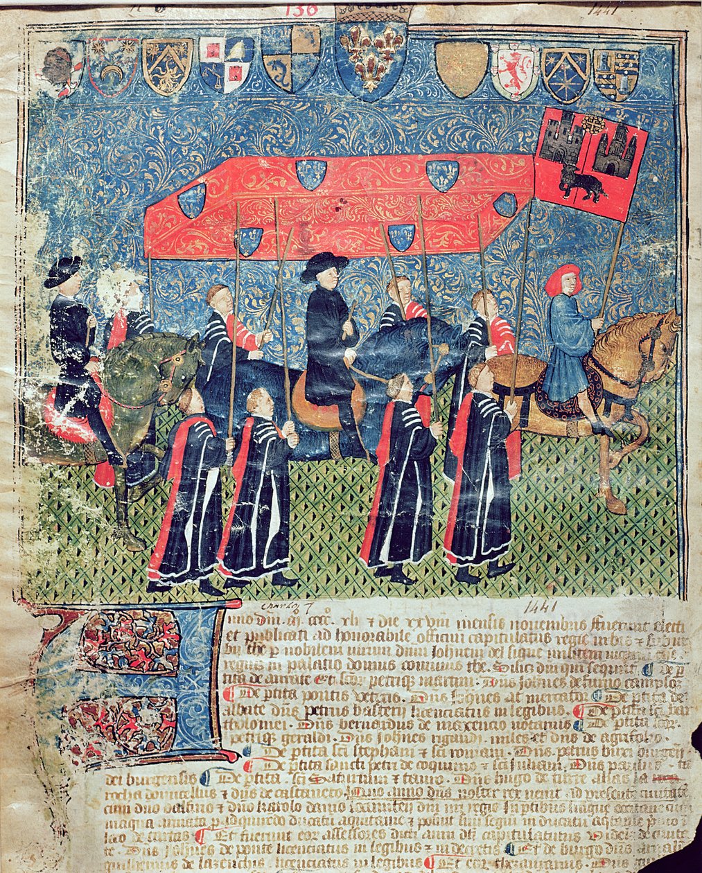 Entrance of Charles VII into Toulouse by French School