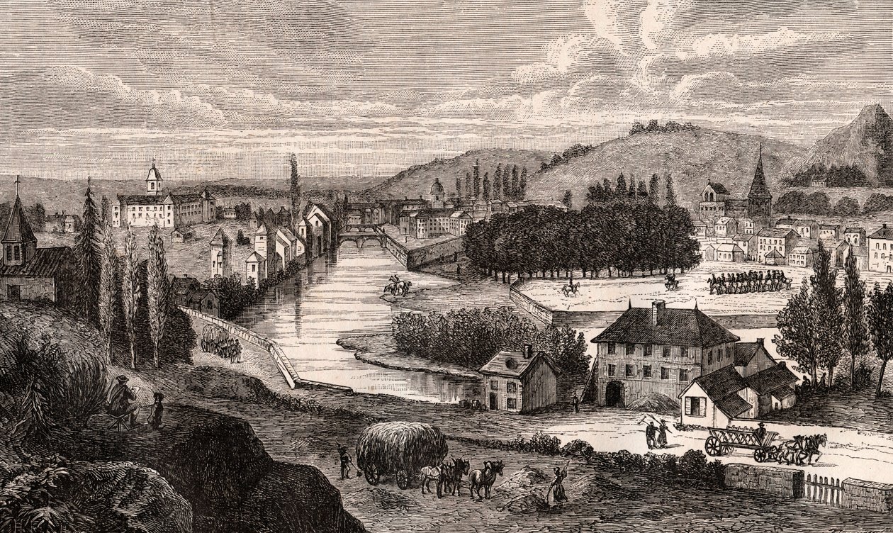 Epinal - Lorraine - Engraving in 