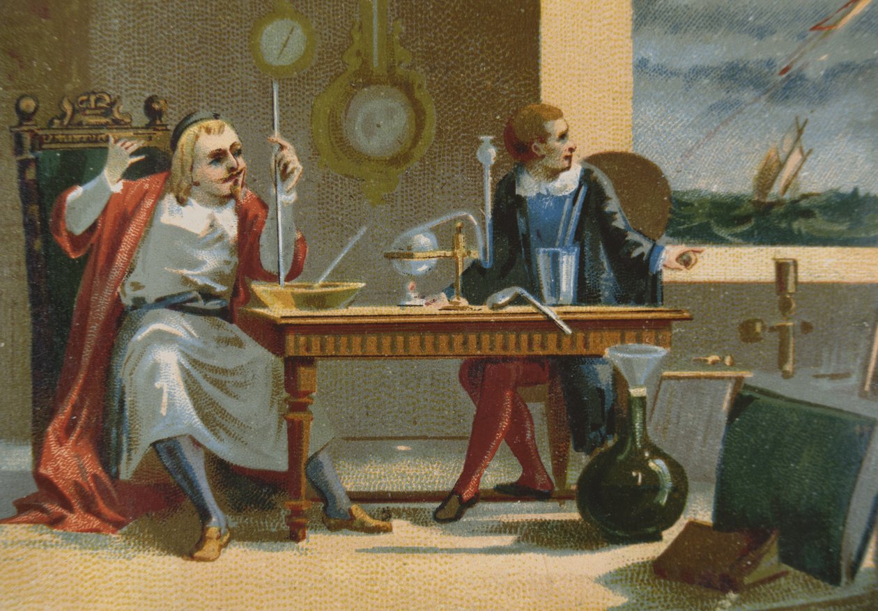 Evangelista Torricelli, inventor of the thermometer barometer by French School