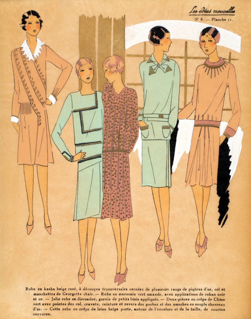 Five Day Dresses, Les Idées Nouvelles by French School