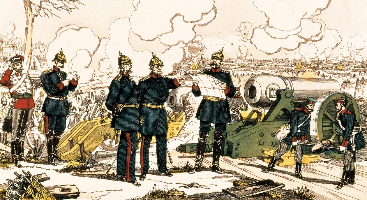 Franco-Prussian War: The Siege and the Bombardment of Paris by French School