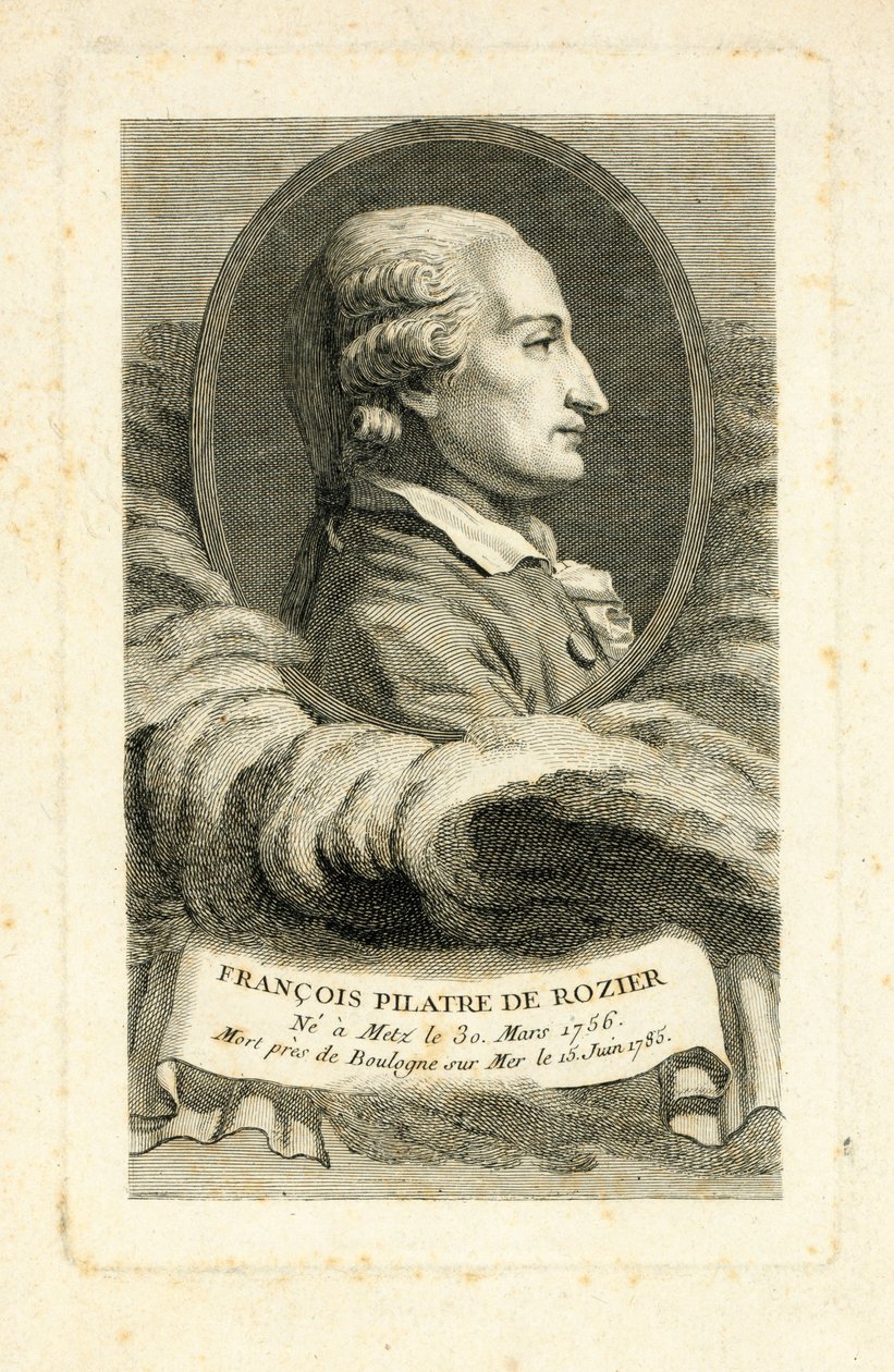 Francois Pilatre de Rozier, c.1785 by French School