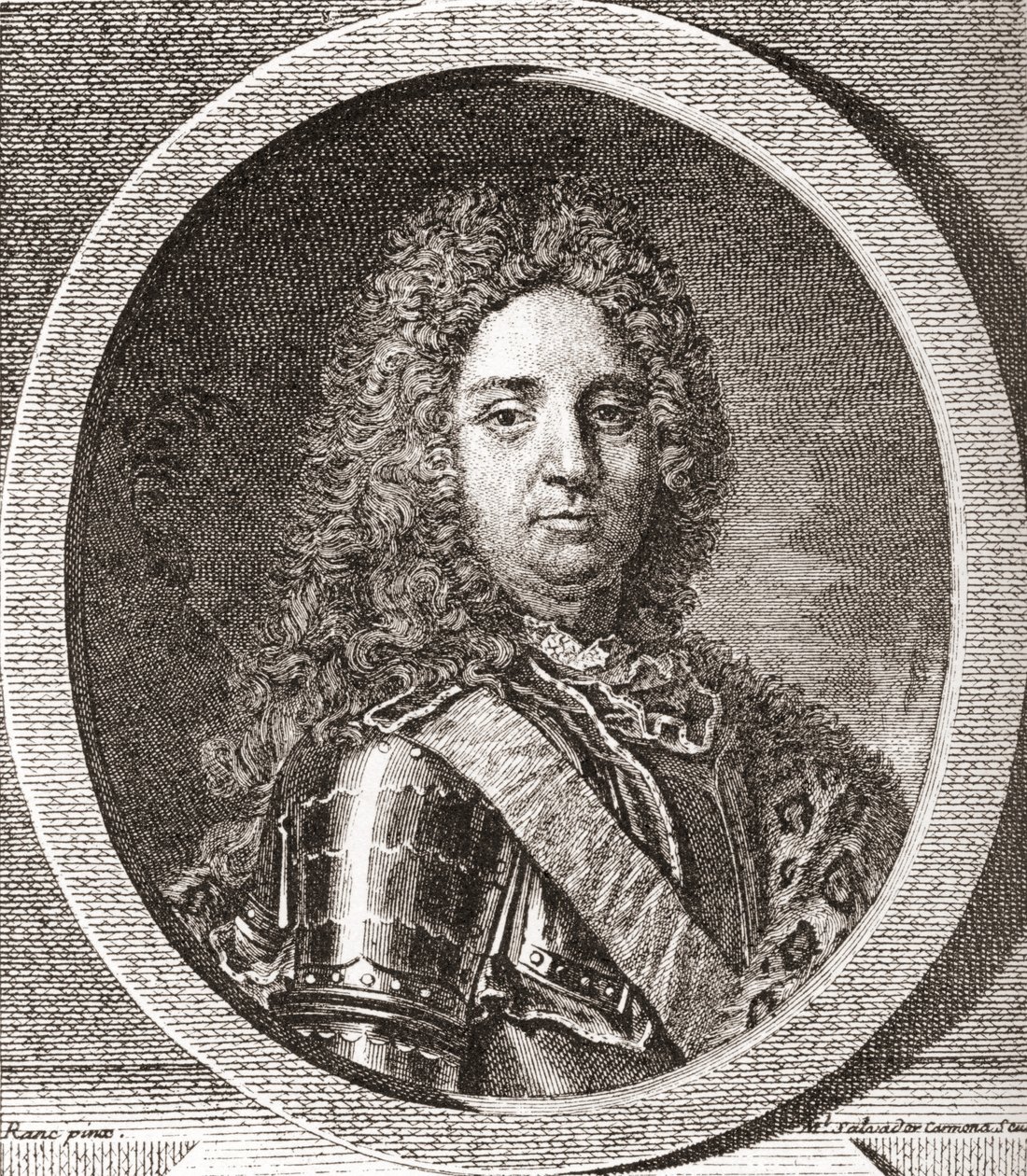 François-Marie de Broglie, 1st Duke of Broglie, 1671-1745. French Military Leader. From Les Heures Libres published 1908 by French School