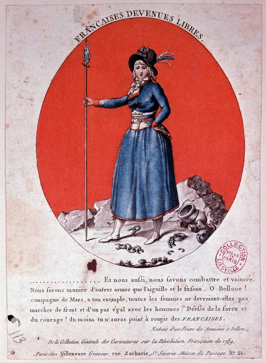 French men became free in 1789 - engraving, Carnavalet by French School