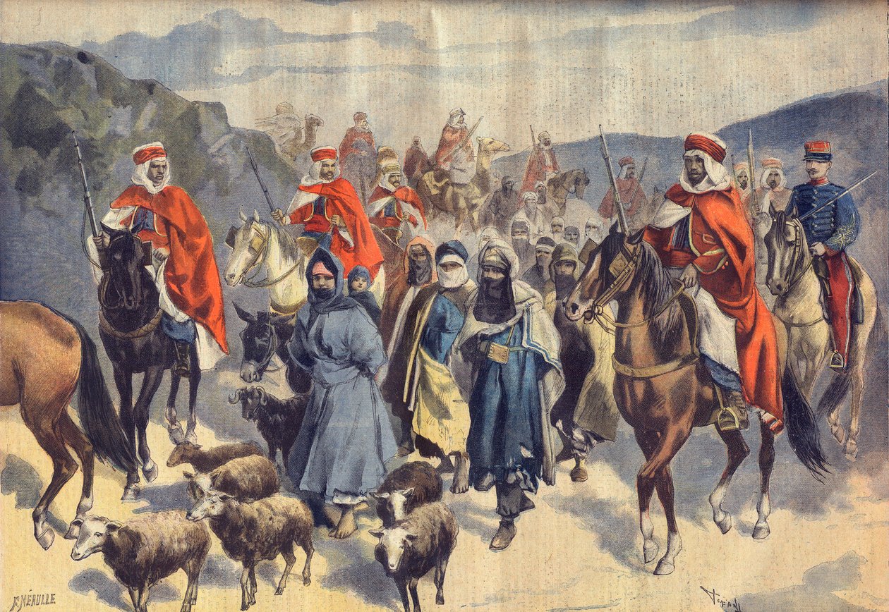 French victory in southern Algeria by French School