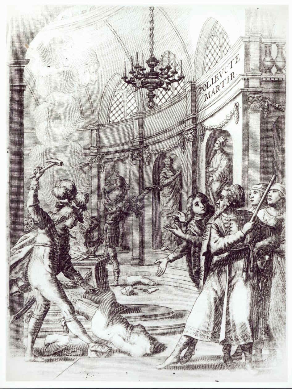 Frontispiece for Polyeucte by Pierre Corneille Published in 1643 by French School
