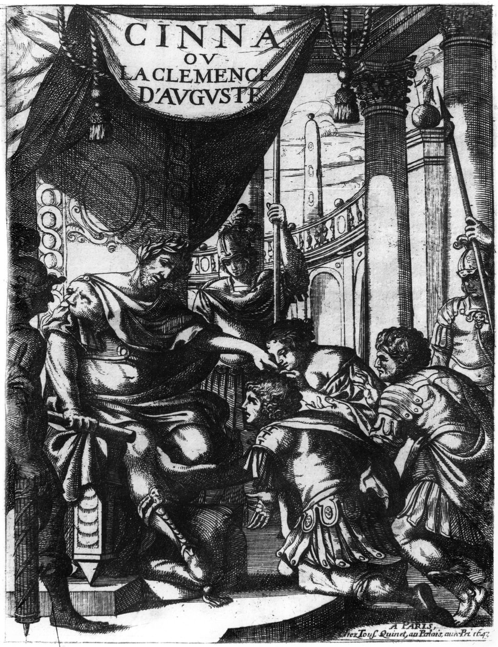 Frontispiece of Cinna ou la Clemence d