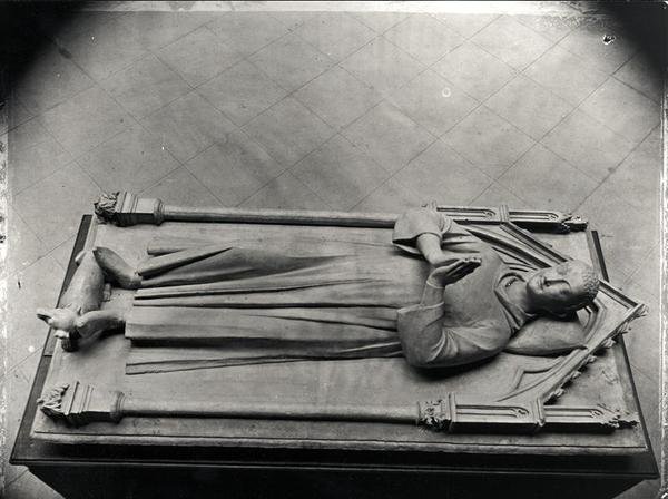 Funeral statue of Louis de France, oldest son of Saint Louis, from Royaumont Abbey by French School