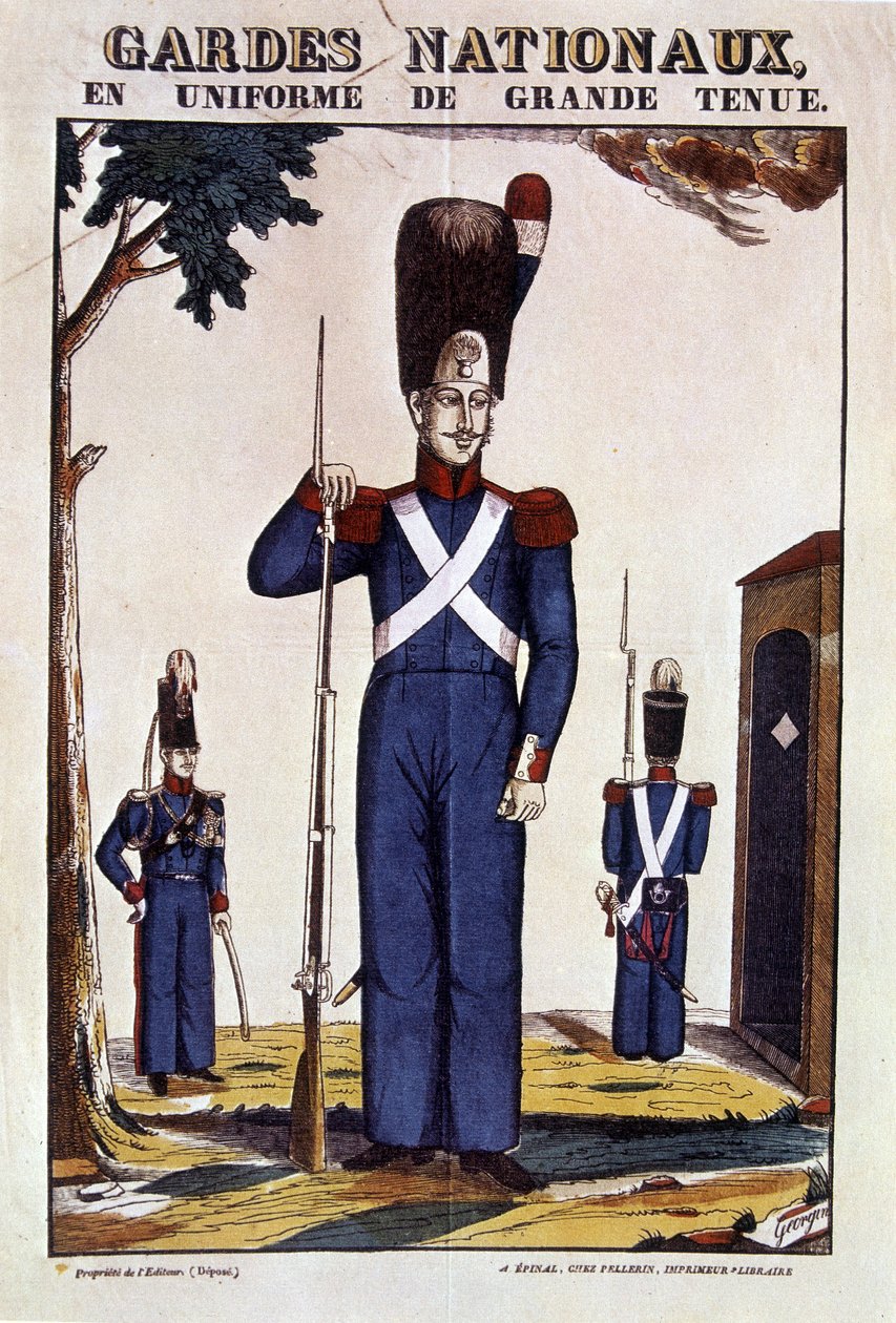 National guards in full dress uniform - image d