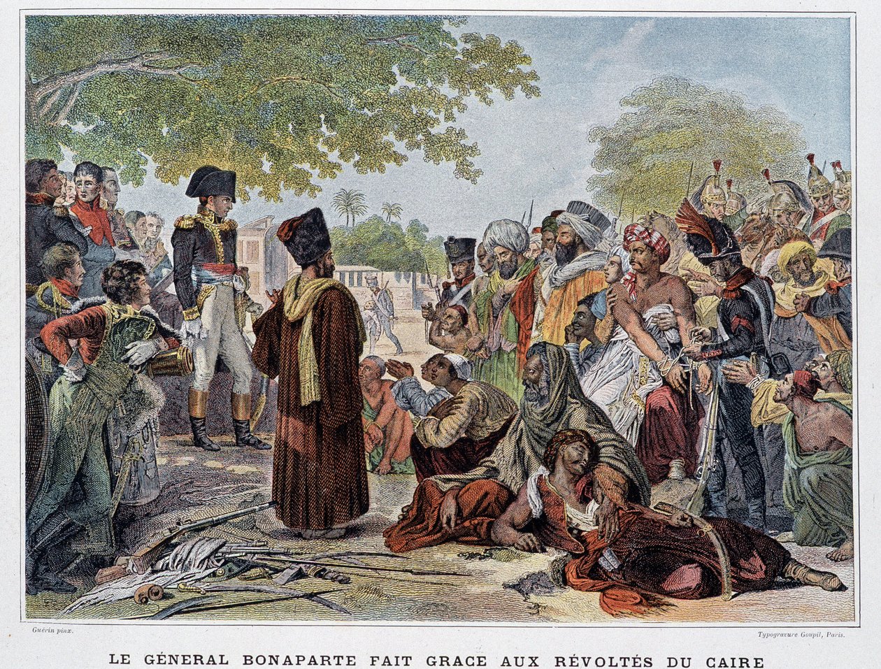 General Bonaparte Made Thanks to the Revolts of Cairo - in 